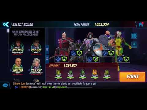 MSF Alliance War GammaDorm counter with UW/Rogue