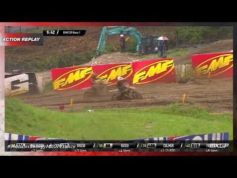Fueri vs Valk | EMX125 Presented by FMF Racing  Race 1 | MonsterEnergy MXGP of France 2022 #MXGP