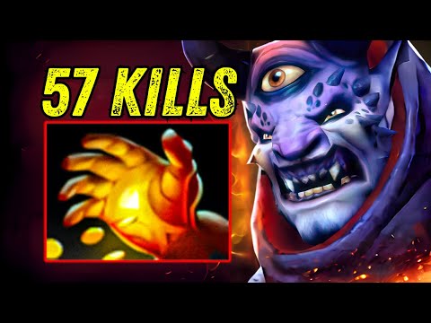 WTF First Item 5Min Hand of Midas Solo Mid Lion +63 Finger Stack Instant 1 Shot ALL Dota 2