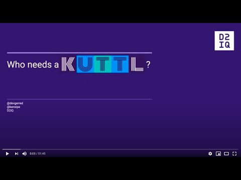 Webinar: The KUbernetes Test TooL (kuttl)