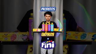 COMPREI os produtos MAIS EXÓTICOS da FINI 😳#fini #cookie #biscoito #isotonico #provando #asmr