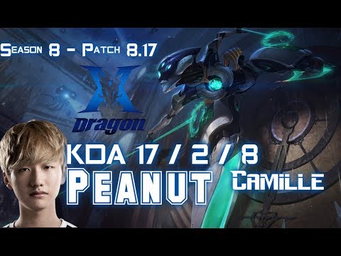 KZ Peanut CAMILLE vs NIDALEE Jungle - Patch 8.17 KR Ranked