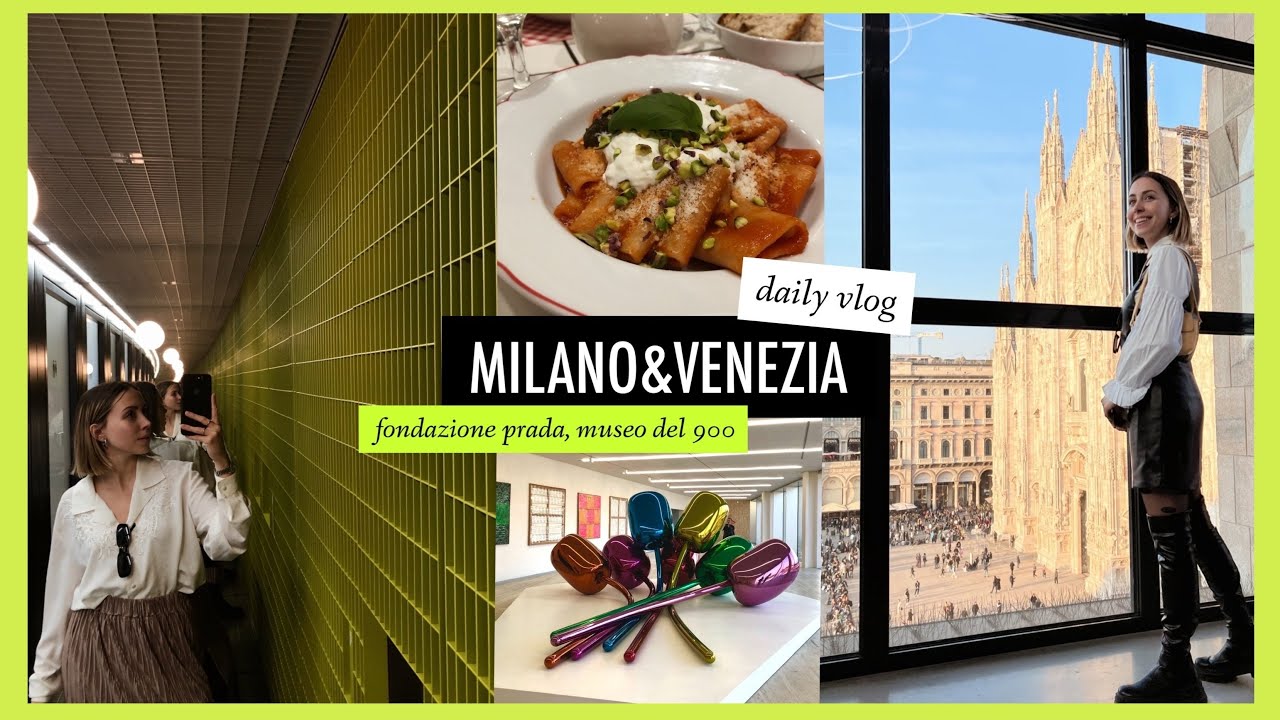 Join a traveler on a captivating visual journey through Fondazione Prada in this video.