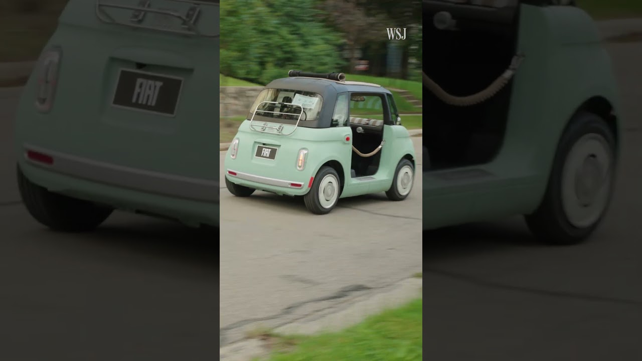 WSJ's Ryan Felton Test Drives the Fiat Topolino Microcar on American Roads