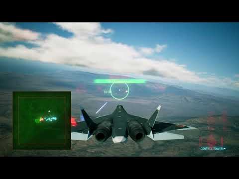 Ace Combat 7: Mission 5 - 444 (Su-57 + Pulse Laser) Ace Difficult