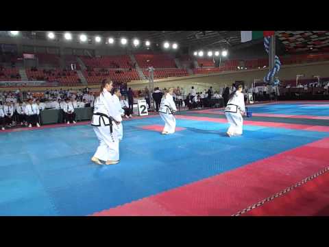 Czech Republic v Ukraine Female Team Patterns Semi-Final