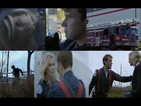 Brettsey - Chicago Fire - 9x02 Pt.2 - Casey jumps out of Truck 81 to get down to Brett
