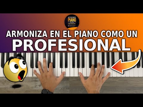 ARMONIZA EN EL PIANO COMO UN PROFESIONAL | CON ESTE METODO