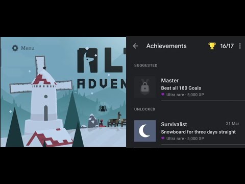 Unlock ulta rare Achievement (Alto Adventure)