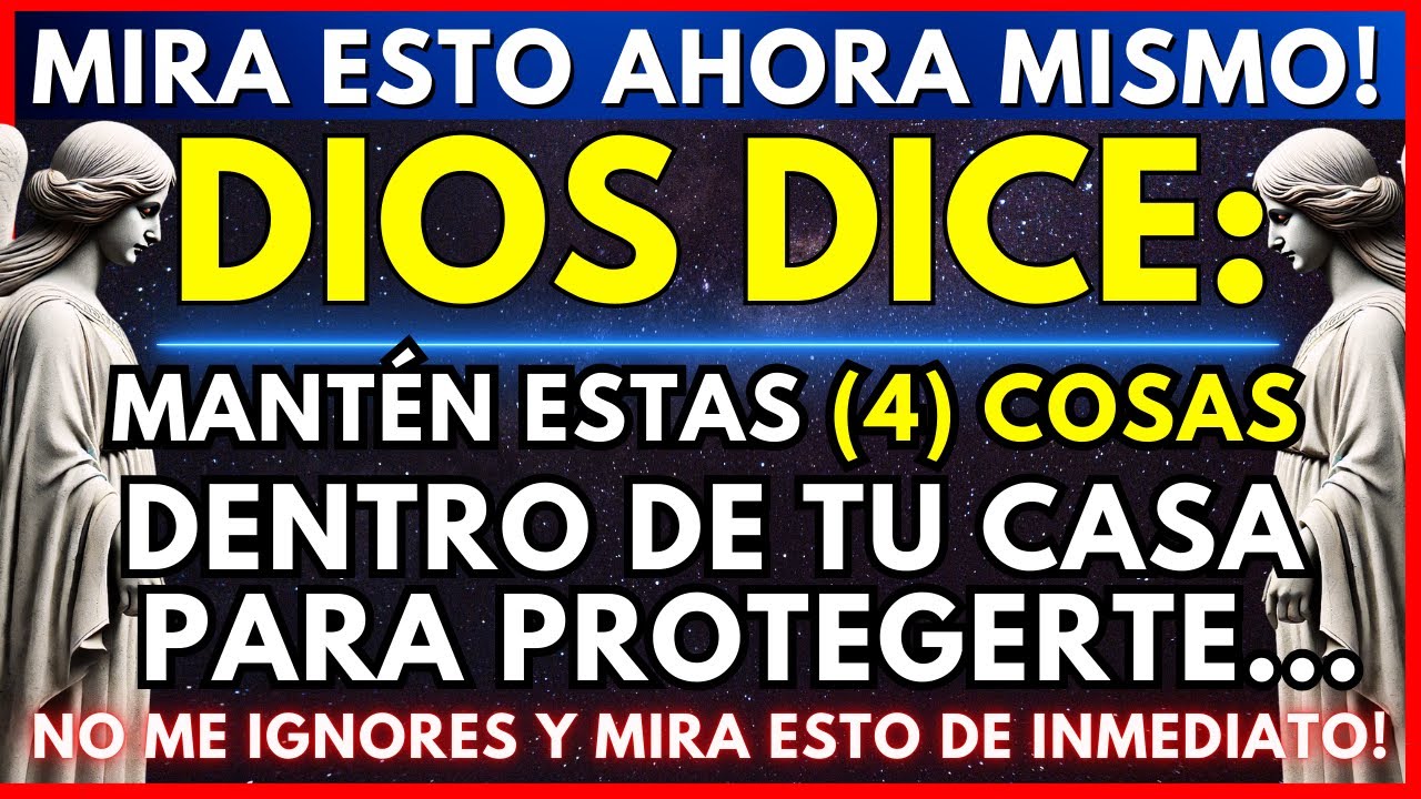 ⚠️ DIOS TE AVISA: ¡TEN ESTOS 4 ARTÍCULOS LISTOS O PODRÍAS PERDERLO TODO!