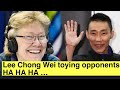 Moments of Lee Chong Wei toying his opponent | Guess who is toyed by Lee Chong Wei | 李宗伟戏耍对手