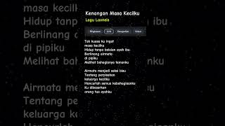 Download lagu Kenangan Masa Kecilku - Lagu Laoneis / tak kuasa ku ingat masa kecilku mp3 Download lagu Kenangan Masa Kecilku - Lagu Laoneis / tak kuasa ku ingat masa kecilku mp3