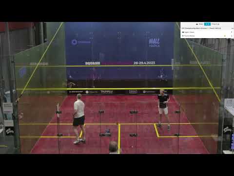 Owain Taylor - Matias Tuomi (Wales vs Finland) - ESF European Team Squash Championships 2023