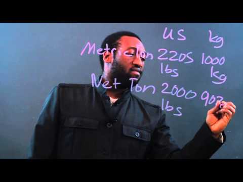 Net Tons Vs. Metric Tons