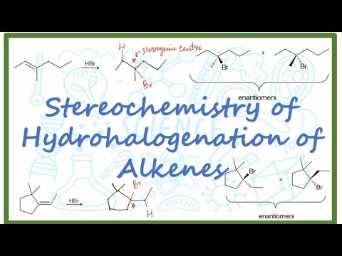 Stereochemistry of Hydrohalogenation of Alkenes; Lecture-3