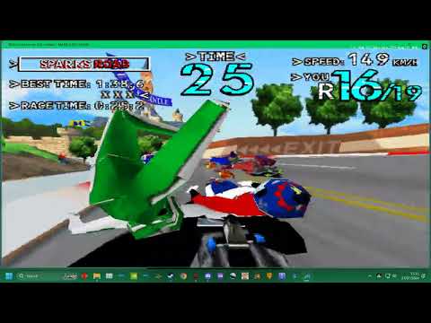 MAME 267 GAELCO/NAMCO - ROLLING EXTREME 100% PLAYABLE BUT NO SOUND -  TEST 2