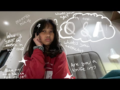 My first Q & A📸| answering your questions :p  (some are weird 😀)