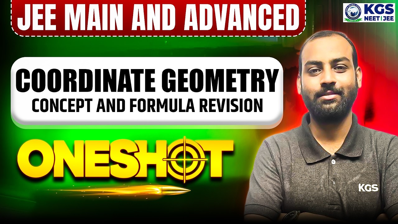 JEE Main & Advanced 2026 Maths | Coordinate Geometry One Shot Class By Divyanshu Verma Sir #kgsjee