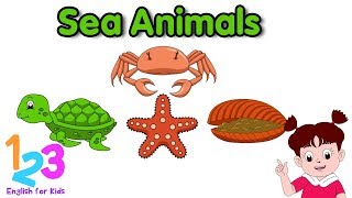 Download lagu Belajar Bahasa Inggris Mengenal Hewan Laut Diva 1 | 123 English For Kids | Kartun Anak Channel mp3