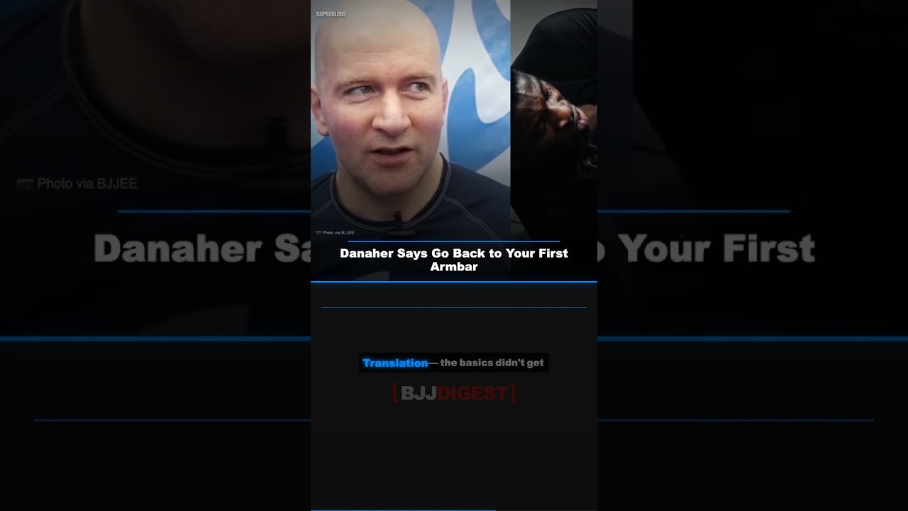 Danaher Says Go Back to Your First Armbar #Shorts