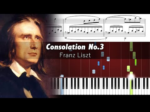 Liszt - Consolation No. 3 - Piano Tutorial with Sheet Music