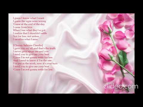 ZHU Sabrina Claudio-Settle For Less (Sabrina Claudio Solo Only)