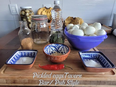 Award winning Pickled Eggs  Bar / Pub Style - Brazil