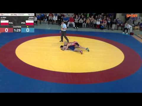 SportZona.pl Mistrzostwa Polski Juniorów Styl Klasyczny Kartuzy 13-14.03.2015 I-II Finał 74 kg