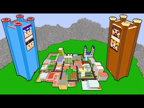 KEREM KOMİSER KULE VS FAKİR KULE! 😱 - Minecraft