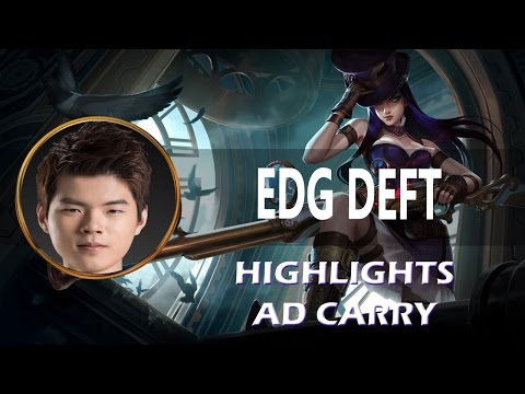 EDG Deft  Caitlyn vs Lucian  Highlights SoloQ Ranked Challenge1