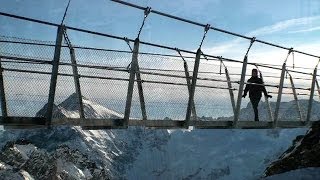 El puente suspendido más alto y nuevo de Europa