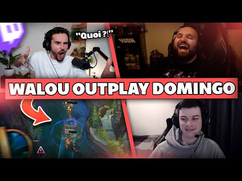 DOMINGO SE FAIT OUTPLAY PAR WALOU GAROU, FAKER GOAT - Best of LoL #426 Réactions