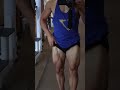 16 year old bodybuilder shows off shredded legs