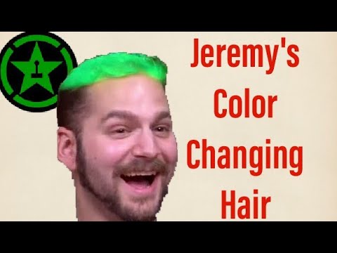 Achievement Hunter: Jeremy's Color Changing Hair