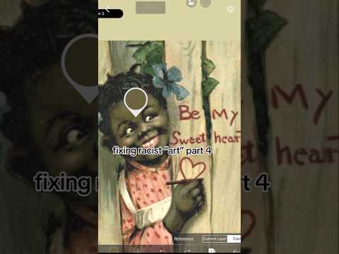 Fixing racist caricature #digitalart #illustration #drawing #redraw #art