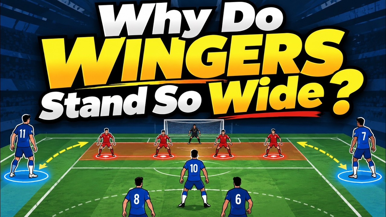 Why Do Wingers Stand So Wide ?