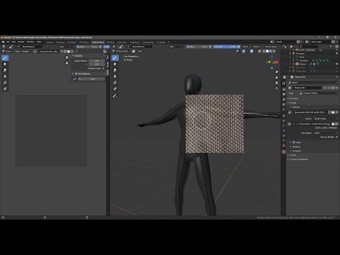 Blender Quick Reference - Painting textures with stencil brush