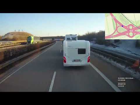 Germany. Motorway A71, Südharz — Suhl, 2019, 4x