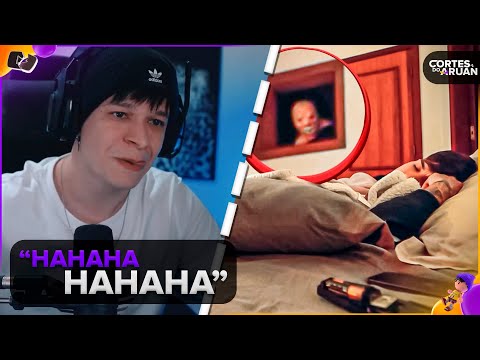 ARUAN REACTS: I SCARED MY BROTHER IN THE HAUNTED PIT IN HIS ROOM (RENATO GARCIA) - Cortes do Aruan