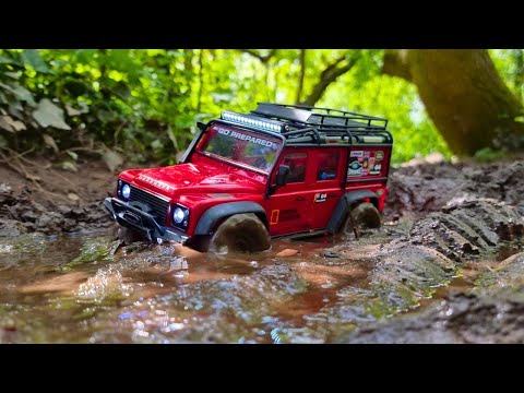 Traxxas TRX4M Defender Scale Trail Run - RC Crawler 1/18 Scale