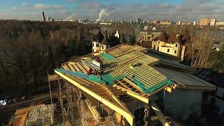 Монтаж стропильной системы