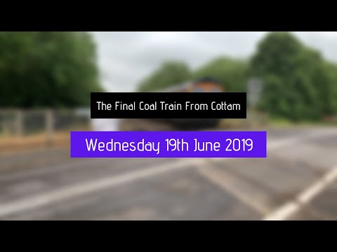 *Last EVER Coal Train From Cottam* Leverton Level Crossing (19/06/2019)