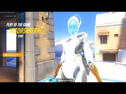 SUREFOUR SHOWING HIS ECHO SKILL! [ OVERWATCH SEASON 24 TOP 500 ]