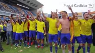 Celebración del ascenso del Cádiz CF B a Tercera División