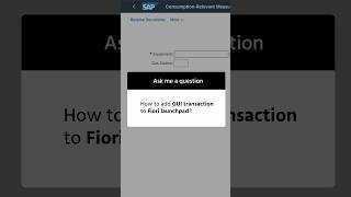 Download lagu How to add GUI transaction to Fiori Launchpad? #sapgui #guilaunchpad #sap mp3