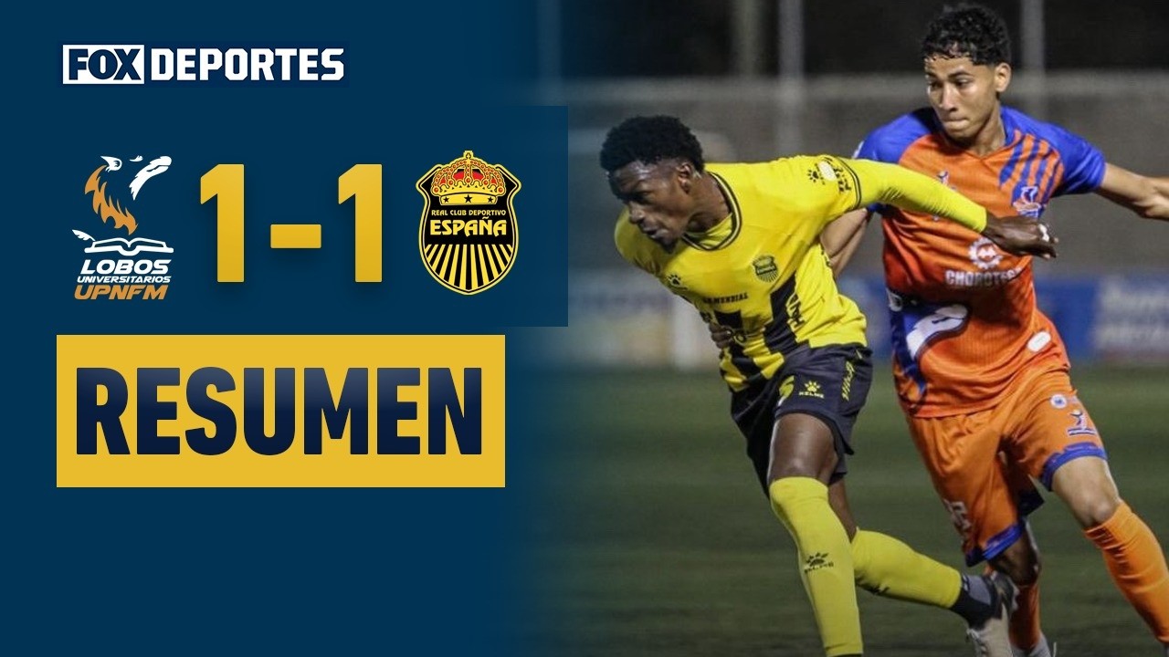 🔥 LOBOS UPNFM 1-1 REAL ESPAÑA | Se salvó el líder del Clausura 2026 | HIGHLIGHTS | Liga de Honduras