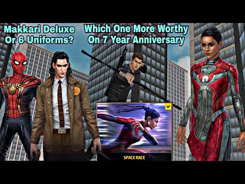 Makkari Deluxe Or 6 Uniforms? Which One Is More Worthy On 7 Year Anniversary - Marvel Future Fight