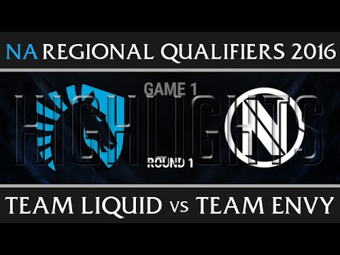 Liquid vs Team Envy Highlights Game 1, NA LCS Regionals Summer 2016, TL vs NV G1