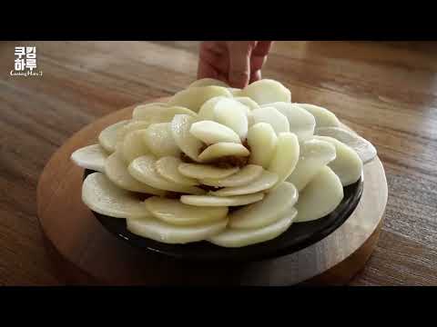 Potato Flower Beautiful and delicious potato dish !! Beautiful Cheese Potato Flower