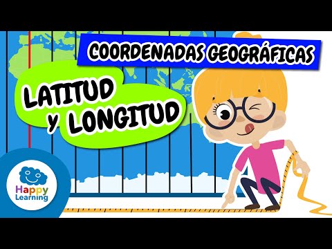 📍🗺️ Las Coordenadas Geográficas | Vídeos Educativos para Niños de PRIMARIA | @HappyLearningES